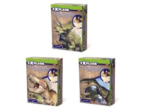 Mały archeolog - czaszka dinozaura Velociraptor, Triceratops lub T-Rex SES Creative