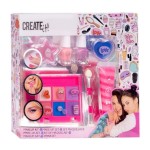 Make up zestaw makijaż różowy i fioletowy dla dzieci Create it  