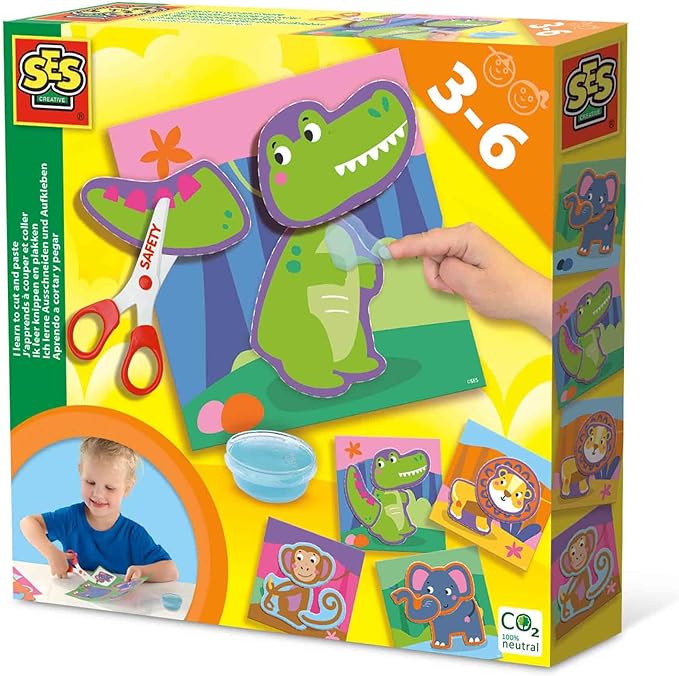 Wyklejanka, wycinanki 2w1 SES Creative 14042